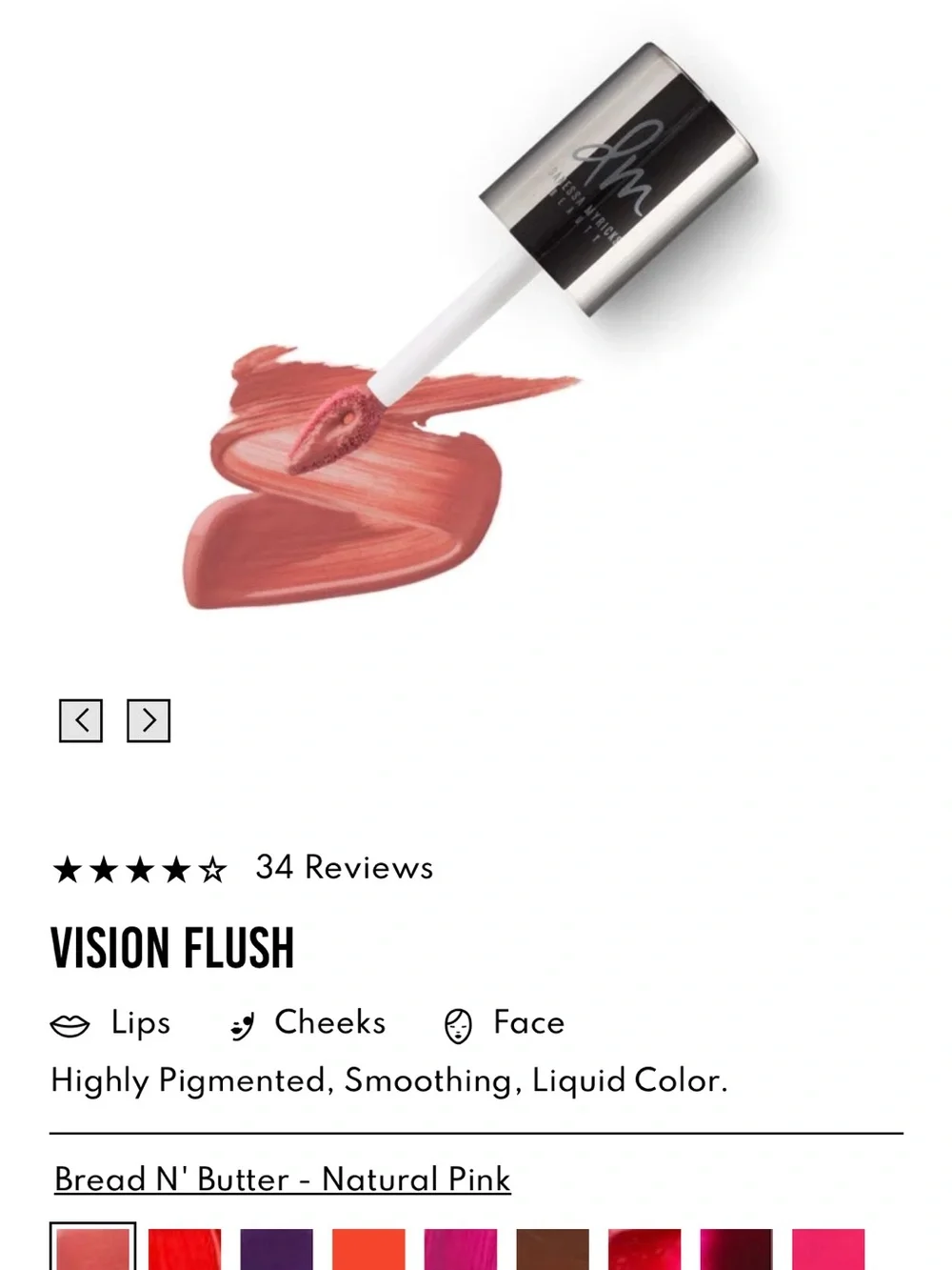 Danessa Myricks Beauty Vision Flush Liquid Color — Natural Pink